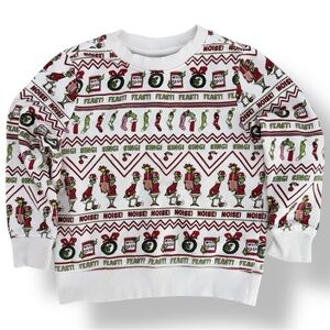 Hanna Andersson x Grinch Cotton Sweatshirt Sz 4 (100cm) Dr Seuss Christmas